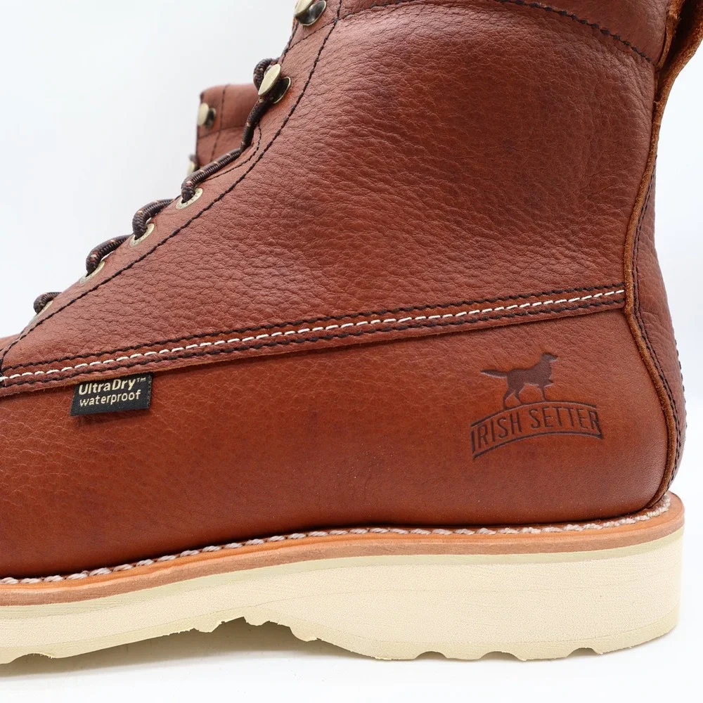 Irish Setter Boots Mens 12 D Wingshooter Leather Waterproof A0838 NIB